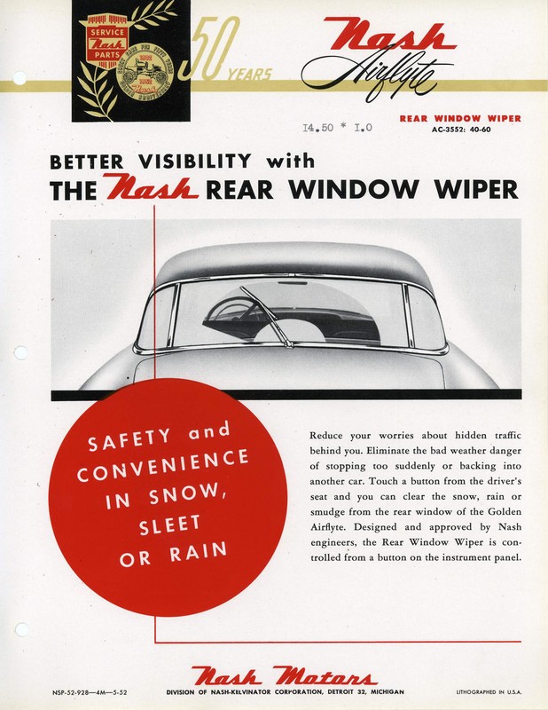 1952 Nash Accessories Booklet Page 23